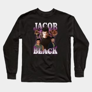Twilight Jacob Black Lightning Long Sleeve T-Shirt